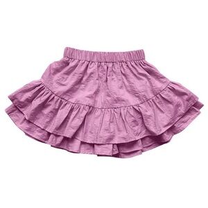 PINK RUFFLE SKORT